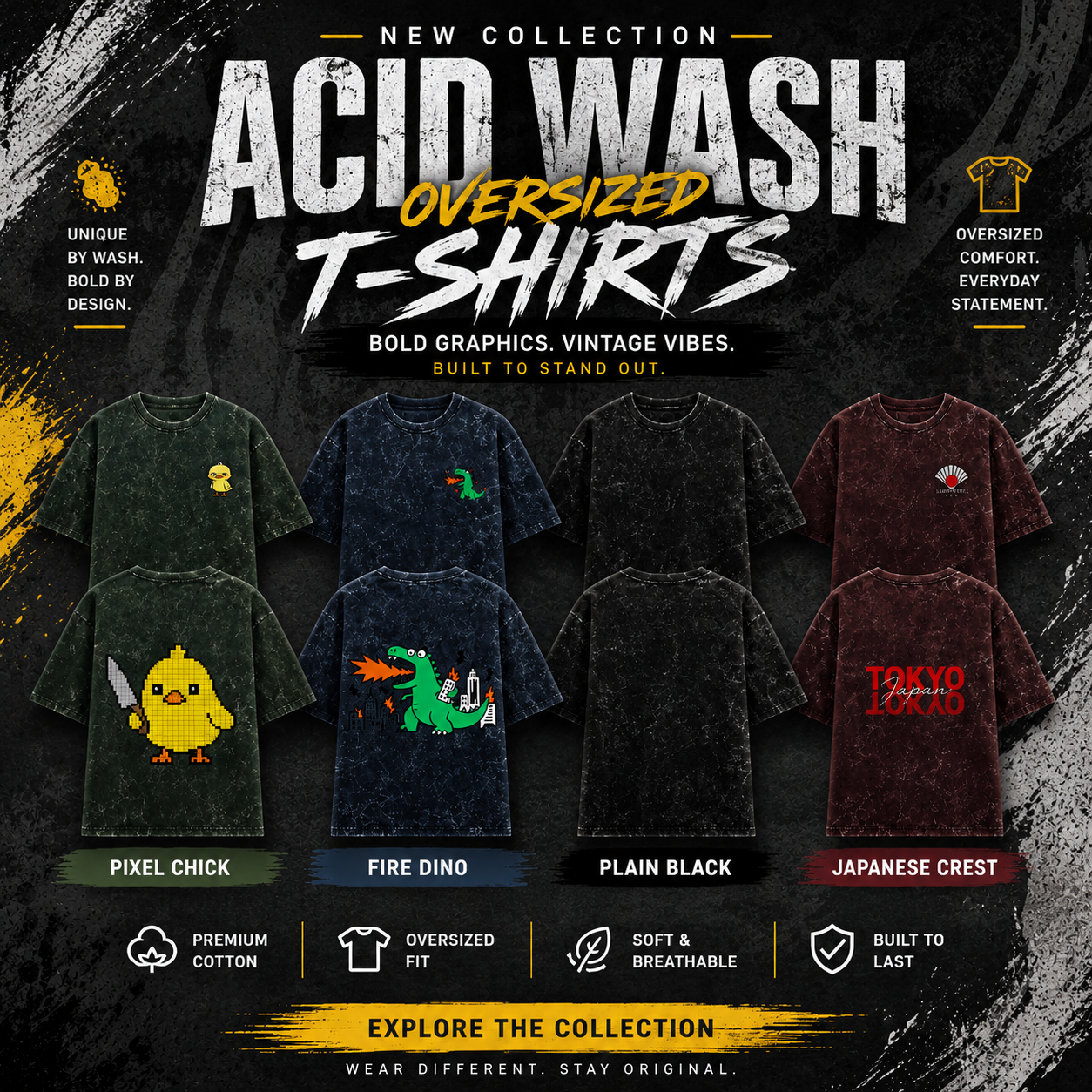 Acid Wash T-Shirt